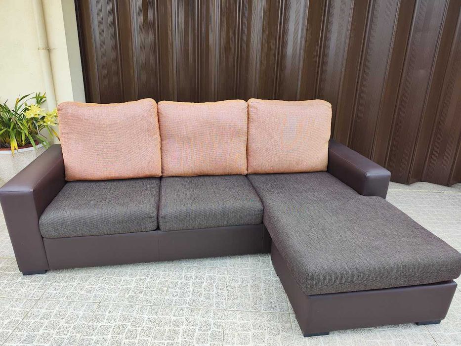 Sofá c/chaise longue reversível 230cm