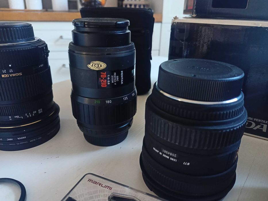 Lustrzanka PENTAX K5 + Sigma 17-50 + Sigma 10-20 + Pentax SMC 70-210