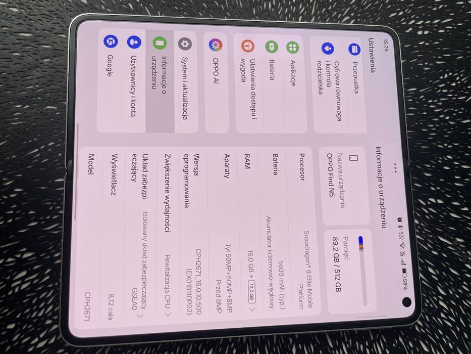 Oppo find n5 16/256 na gwarancji stan bdb cena atrakcyjna( przedłużam abonament zależy mi na szybkiej sprzedaży )