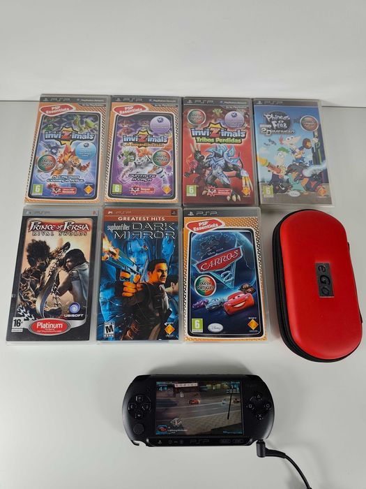 Consola Playstation Portable + 7 Jogos
