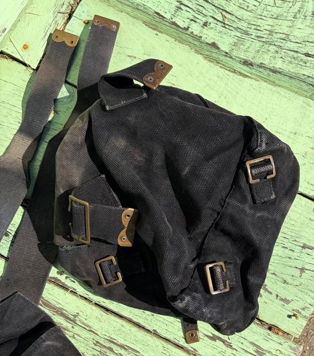 Alforjas militares antigas - conjunto completo
