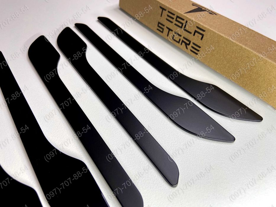 Накладки на дверні ручки, камери Tesla Model 3, Model Y