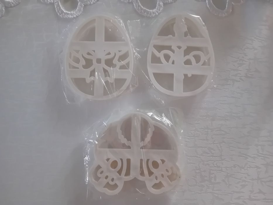 3 foremki do ciasteczek wielkanocnych. Nowe.