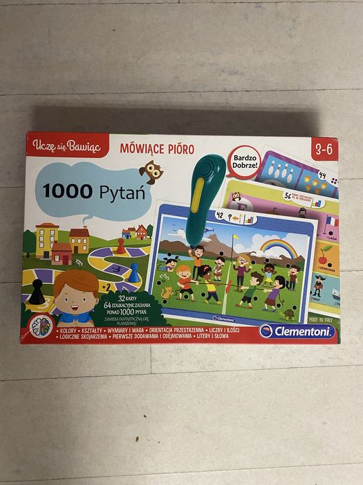 Mowiace pioro zabawka gra ucze sie bawiac 3-6 lat Clementoni Działa