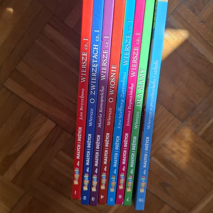 Komplet 8 ksiazek z serii dla Małych i Dużych