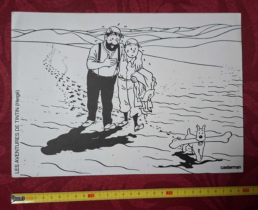 Estampa decorativa de Tintin