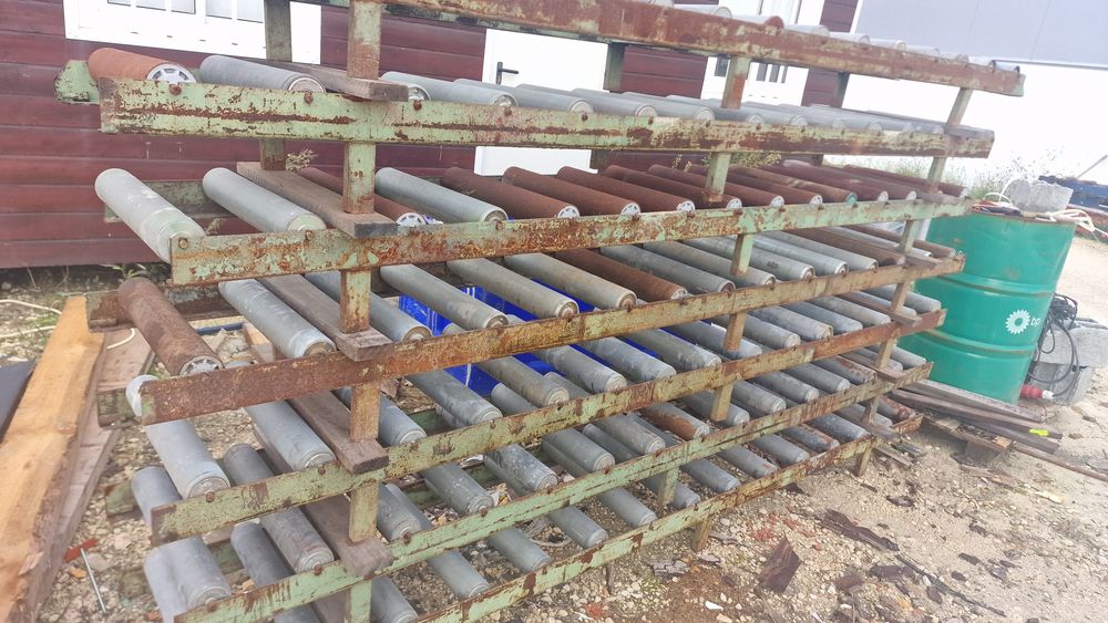 Rolos transportadores roletos 45 euros metro liniar