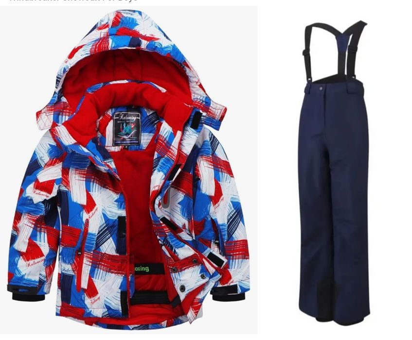 Зимовий лижний костюм 122/128