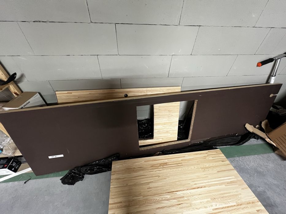 Blat pinnarp ikea jesion, fornir, używany