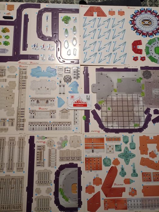 Makieta Warszawy puzzle 3D