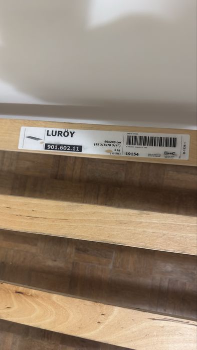 Cama solteiro  SLÄKT da Ikea com colchao HAMARVIK