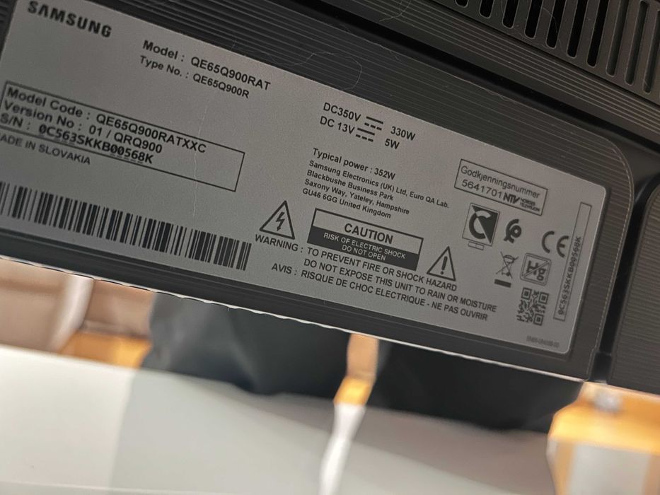 Samsung QLED 65” Q90R 4K Smart TV – Topo de Gama