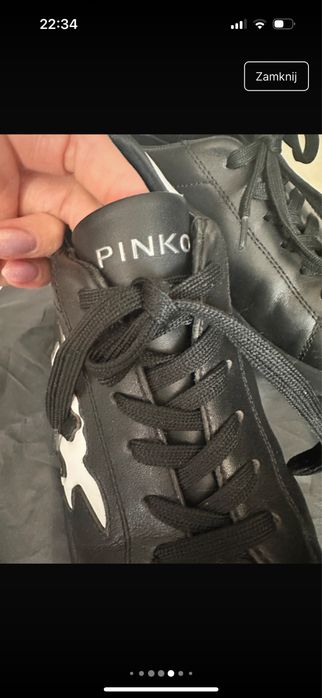 Oryginalne sneakersy buty pinko 38