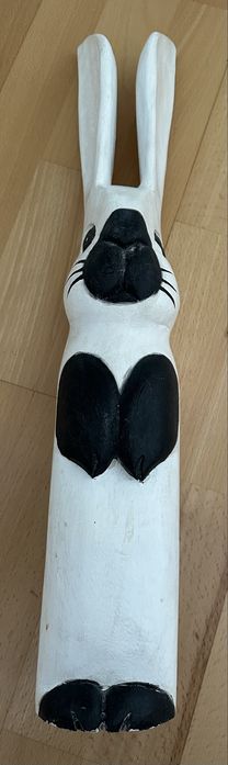 Zając, królik drewniany