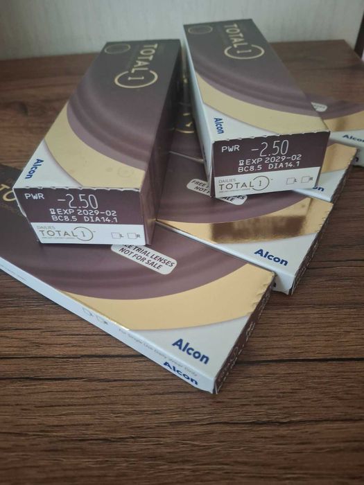 Одноденні контактні лінзи Alcon Dailies Total 1 -2.50