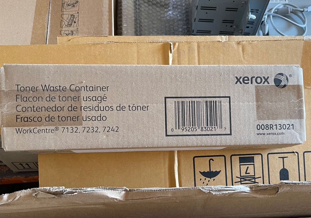 Tones e depósito de resíduos para Xerox WorkCentre 7132, 7232, 7242
