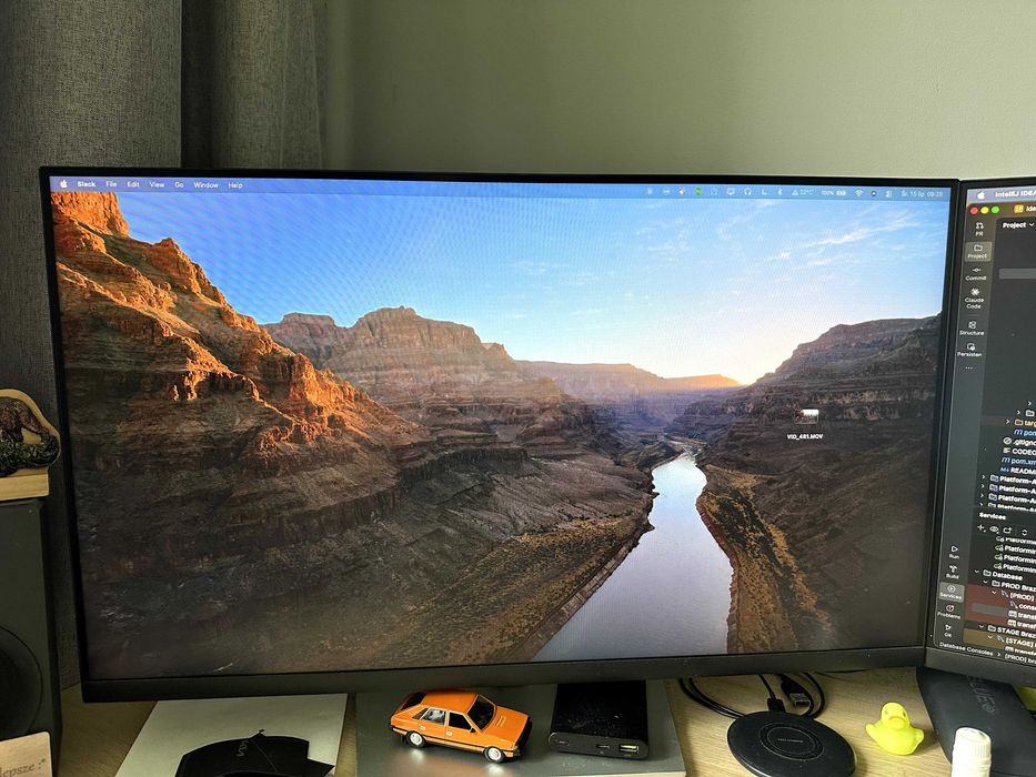 [Dwie sztuki] Monitor Dell P2722H 27" IPS – stan idealny | Regulacja wysokości | HDMI + DP