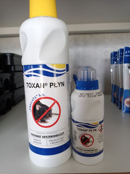 Toxan Płyn Fregata - preparat gryzoniobójczy na szczury i myszy