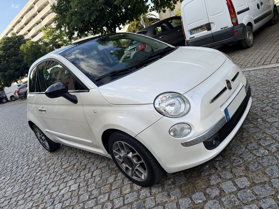 Fiat 500 - Caixa Automática - GPS / CarPlay - 0.9 TwinAir - Tecto