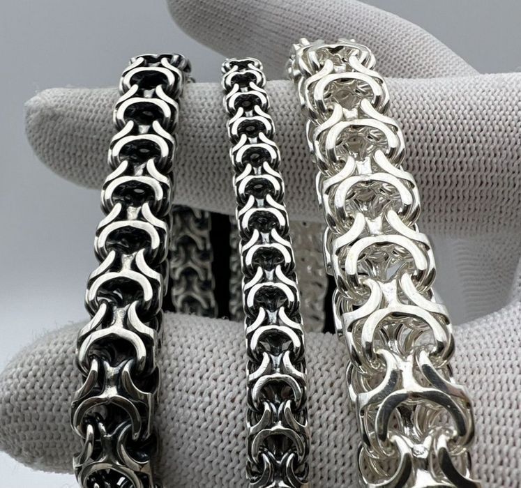 Срібні ланцюжки Рамзес серебряная цепочка серебро 925  срібна мужская