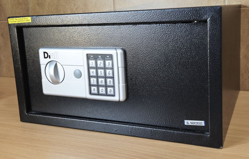 Sejf elektroniczny DIALL duży sejf na dokumenty pieniądze safe