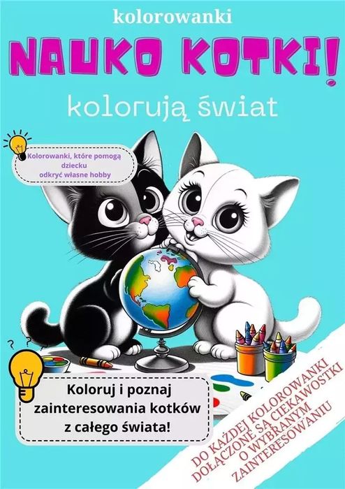 Nauko kotki! - kolorowanki, które pomogą dziecku... Kram