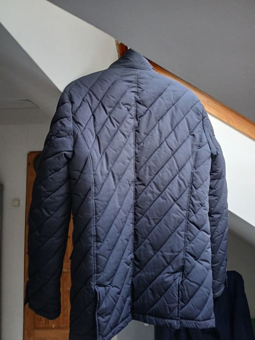 Ciemnogranatowa kurtka pikowanie Bytom