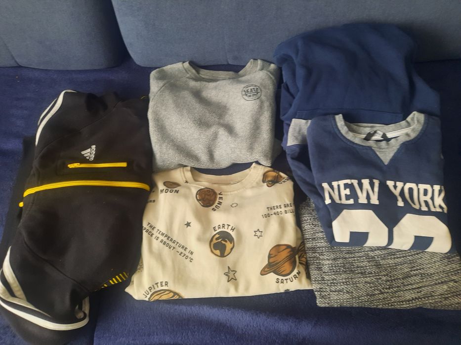 Bluzy  128  chlopiece  8szt