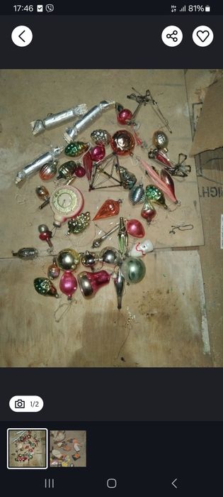 Іграшки СССР новорічні