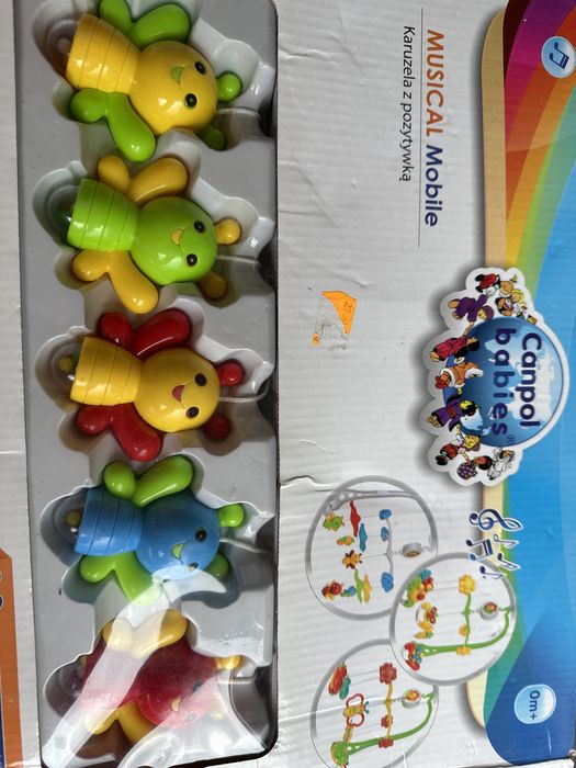 Karuzela z pozytywką nowa uszkodzony karton