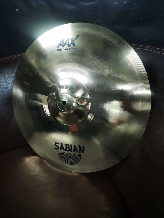 NOWY Sabian AAX 18" Crash talerz perkusyjny. Perkusja