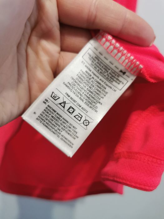 Adidas bluzka długi rękaw logowana sportowa damska M/L