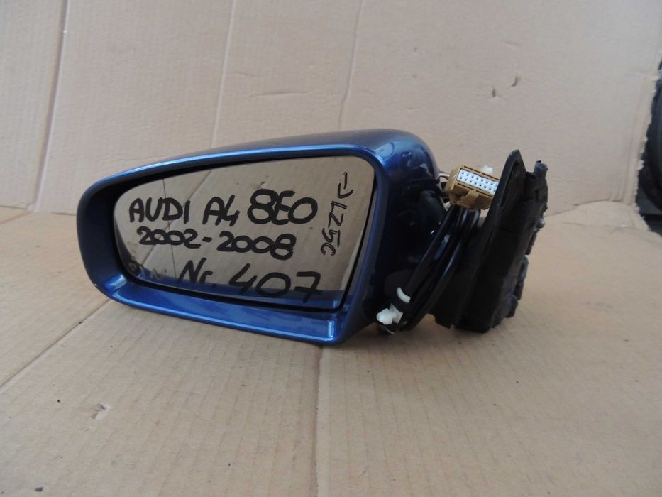 Lusterko lewe europejskie Audi A4 B6 B7 8E0 LZ5C 02,03,04,05,06,07,08