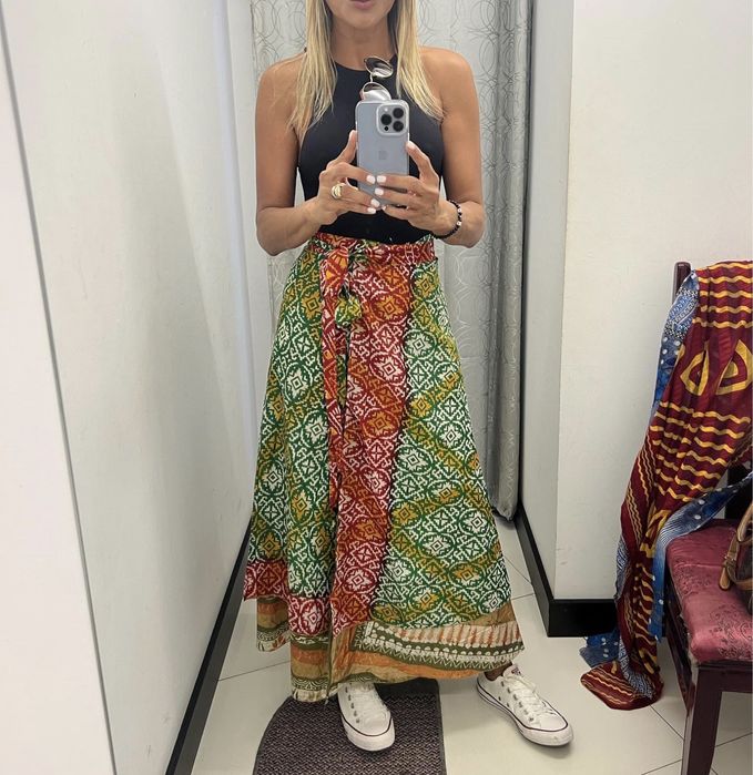 Saias novas lindas modelo envelope