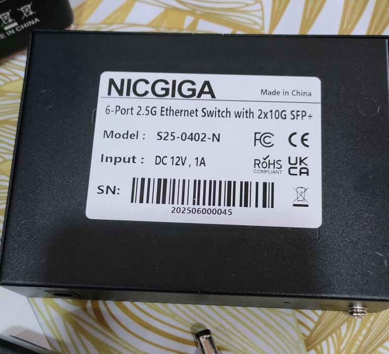 Switch NICGIGA 6 portów/przełącznik sieciowy