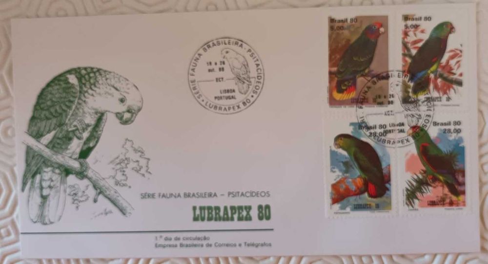 FDC Exposição Selos Português-Brasileiro Lubrapex