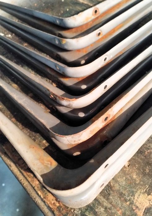 Conjunto 6 Poleias Usadas Prateleiras 24 X 30 Cm