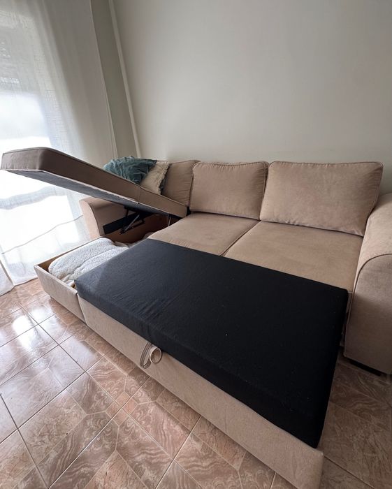 Sofá de canto premium em excelente estado – 500€