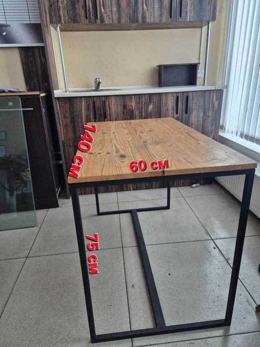 Письмовий стіл у стилі лофт EcoLoft 2 шт