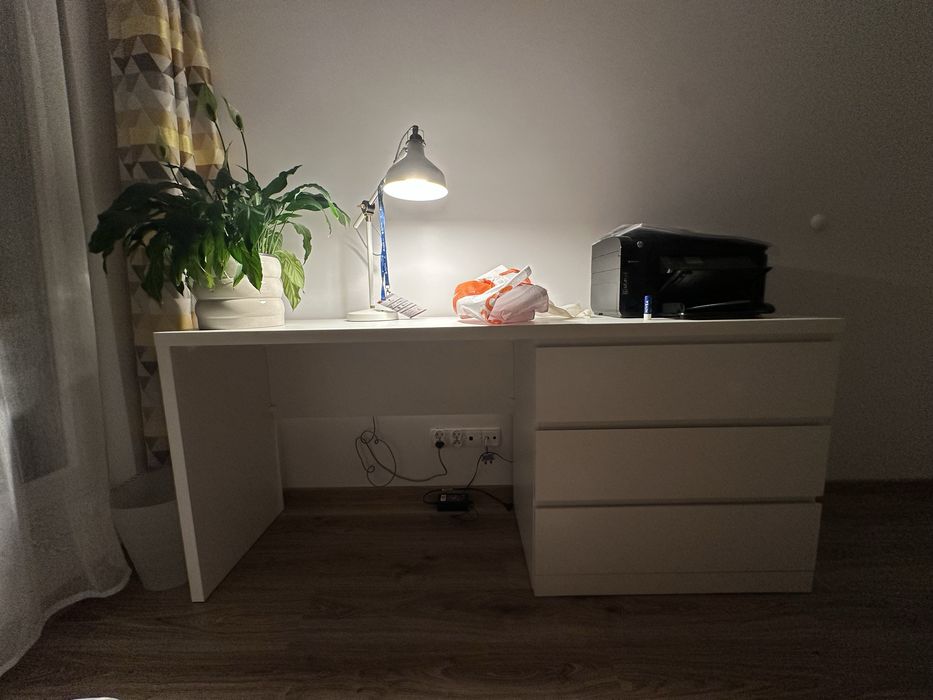 Biurko ikea białe