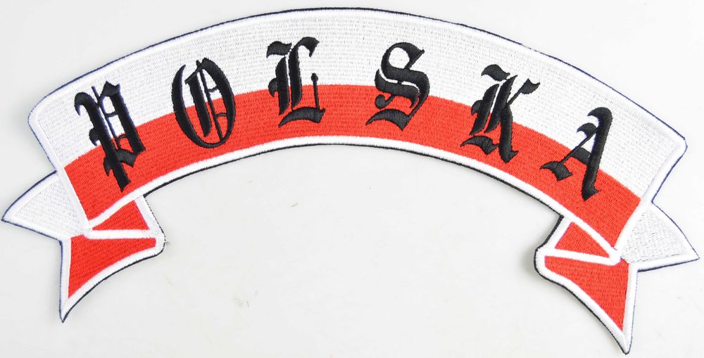 Naszywka szarfa POLSKA