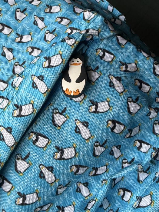 Plecak szkolny w pingwiny
