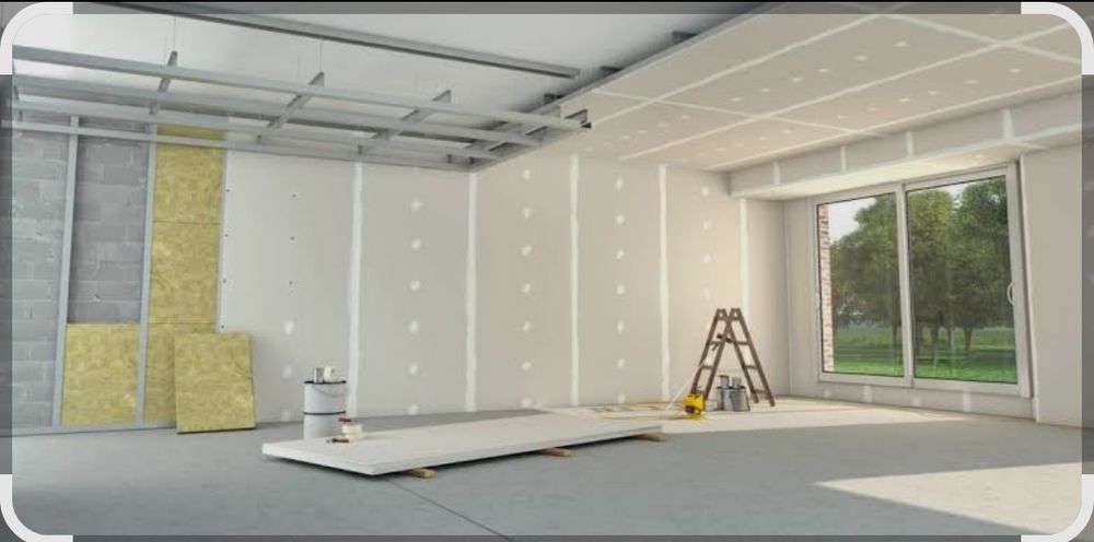 Trabalho com pladur, tetos falsos, pinturas, aplicamos capoto .