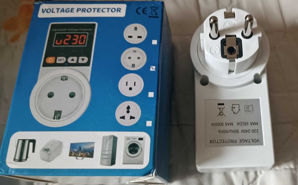 Стабилизатор реле напряжение 220 в с экраном для холодильника техники