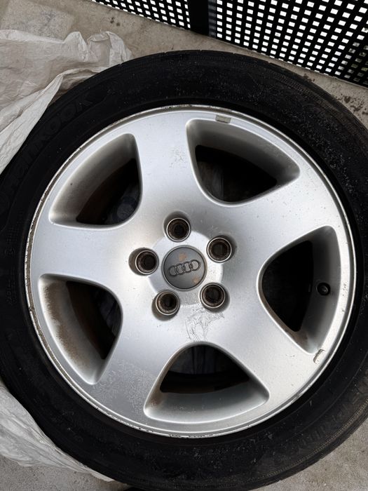 Felgi Audi A4 B5 ORYGINAŁ + Opony letnie R16