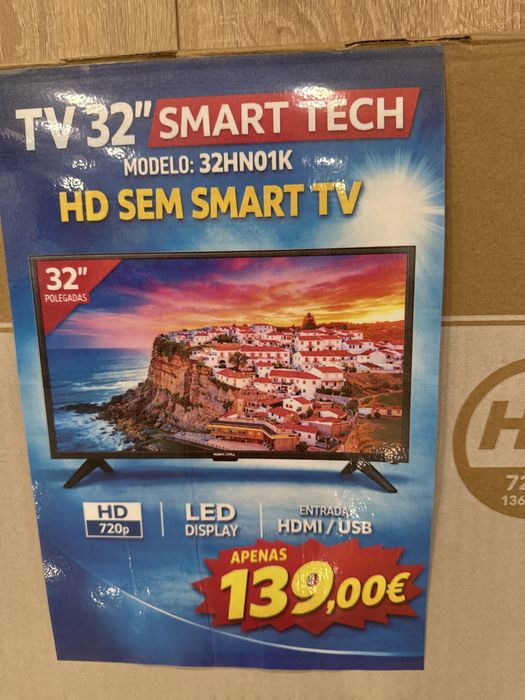Lcd novo 32” smart tech