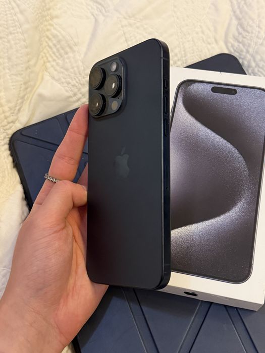 iPhone 15 Pro Max 100% батарея 512GB Blue Titanium