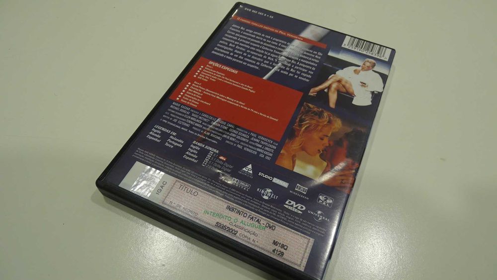 DVD Basic Instinct - Michael Douglas/Sharon Stone - Special Edition64751096121219122