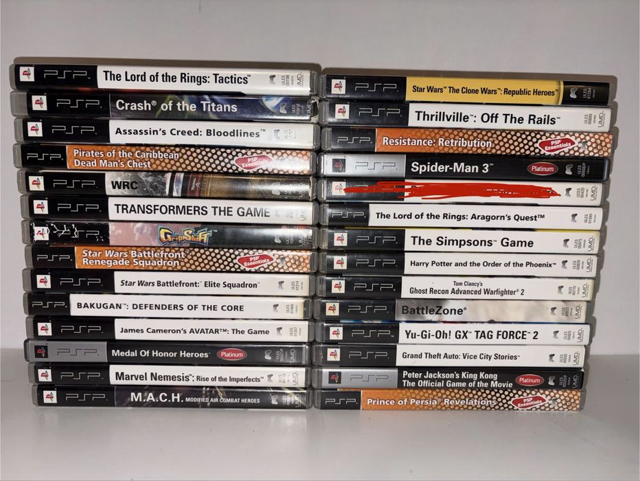 Gry na PSP / zestaw gier PSP