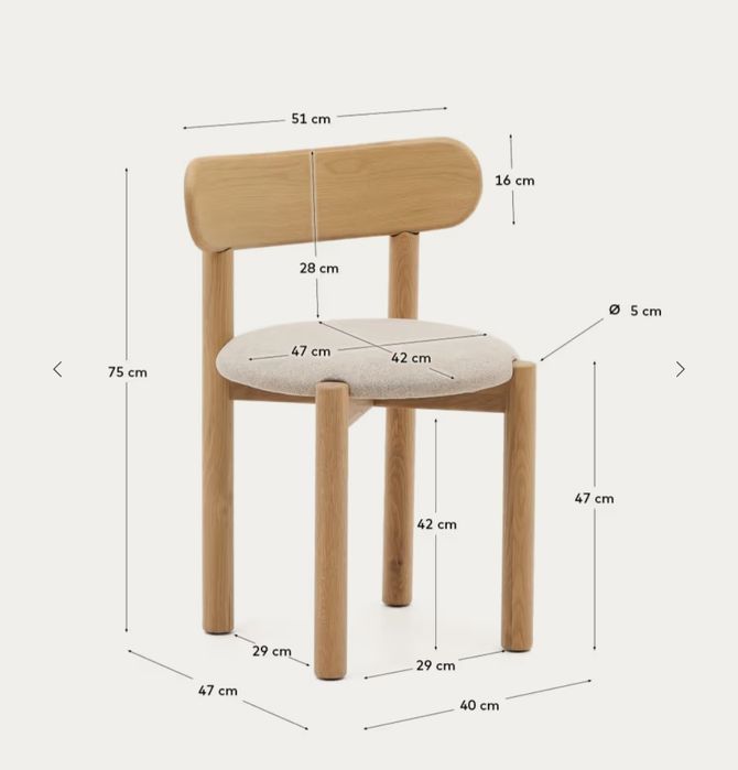 Cadeira Nebai kave home